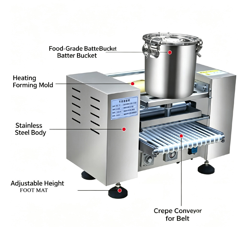 Commercial Automatic Egg Wrapp - огляд і ціна Spring Roll Wrapper