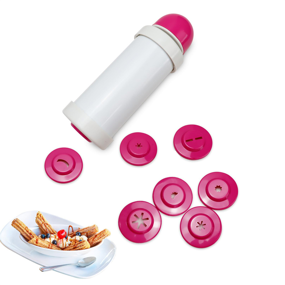 1pc DIY Manual Cookie Press Ma - огляд і ціна Churros Maker Gun