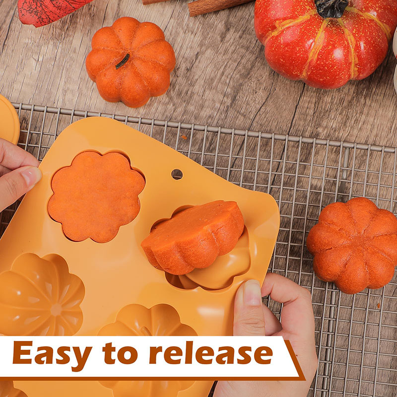 Pumpkin Cake Mold Silicone Pum - огляд і ціна Donut Mold Silicone