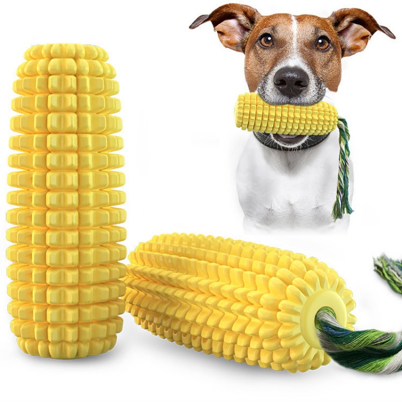 Squeaky Corn Dog Toothbrush Ch - огляд і ціна Corn Dog Stick