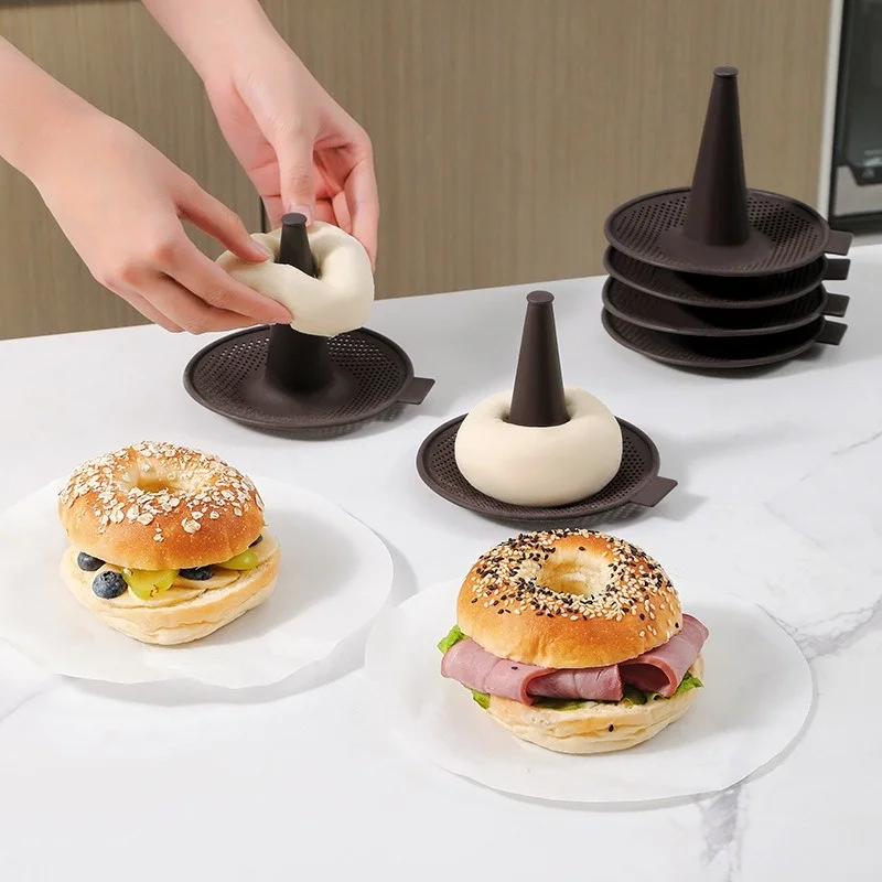 6Pcs Baking Mold Bread Donut P - огляд і ціна Donut Mold Silicone