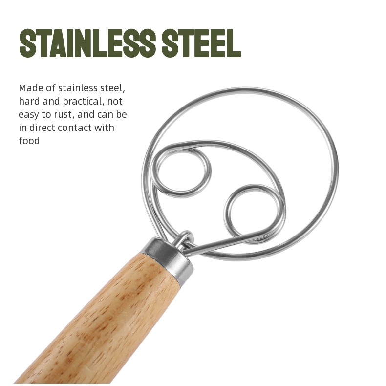 304 Stainless Steel Dough Whis - огляд і ціна Danish Pancake Pan