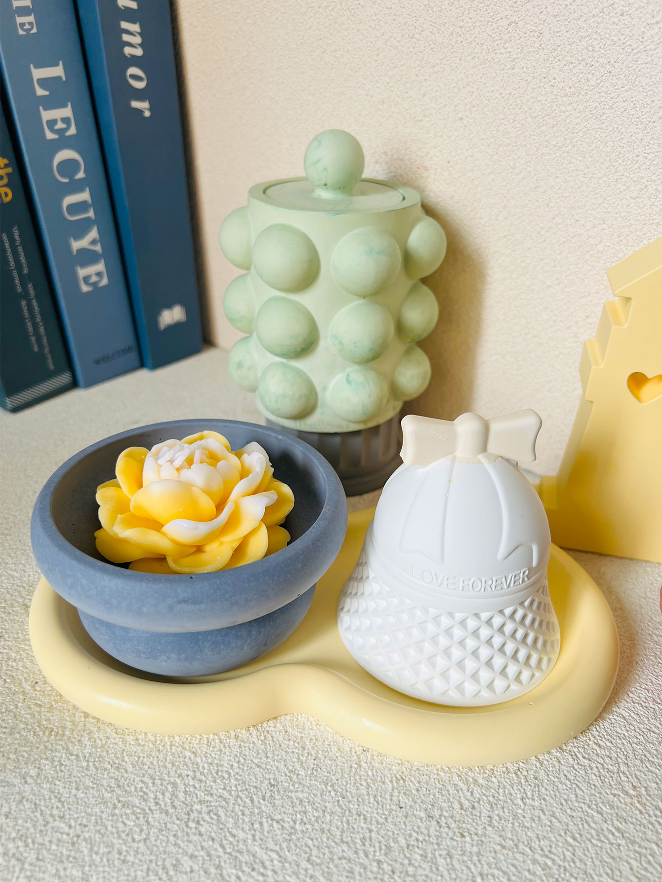 Bubble Jar Candle Vessel Concr - огляд і ціна Donut Mold Silicone
