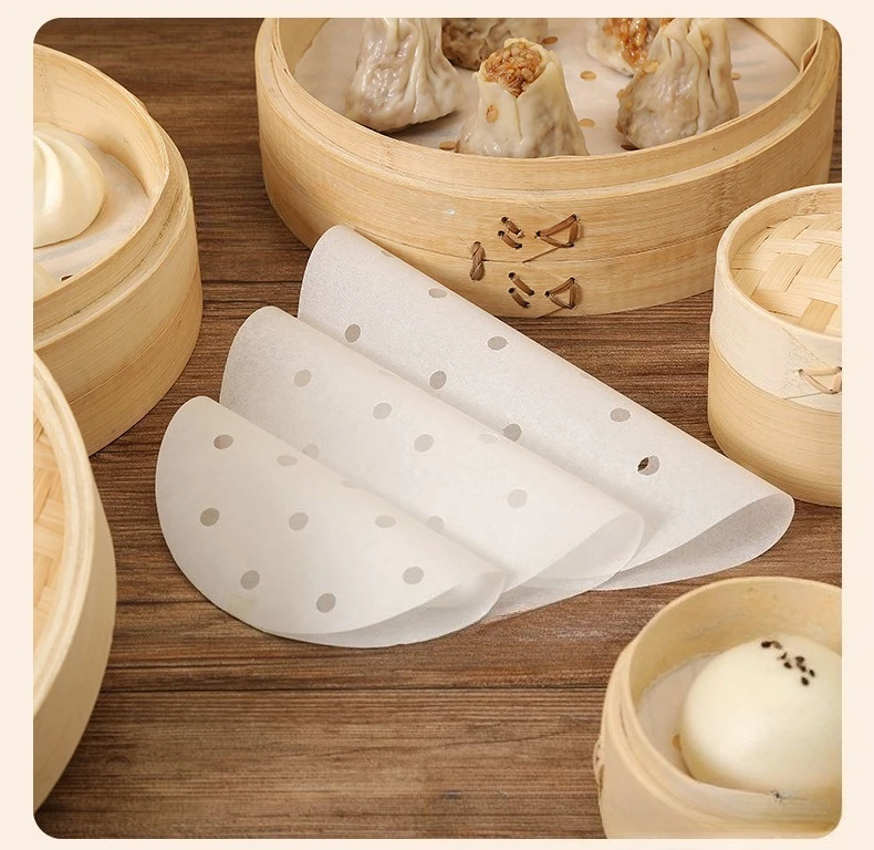 100Pcs Food Grade Disposable S - огляд і ціна Bao Steamer Bamboo