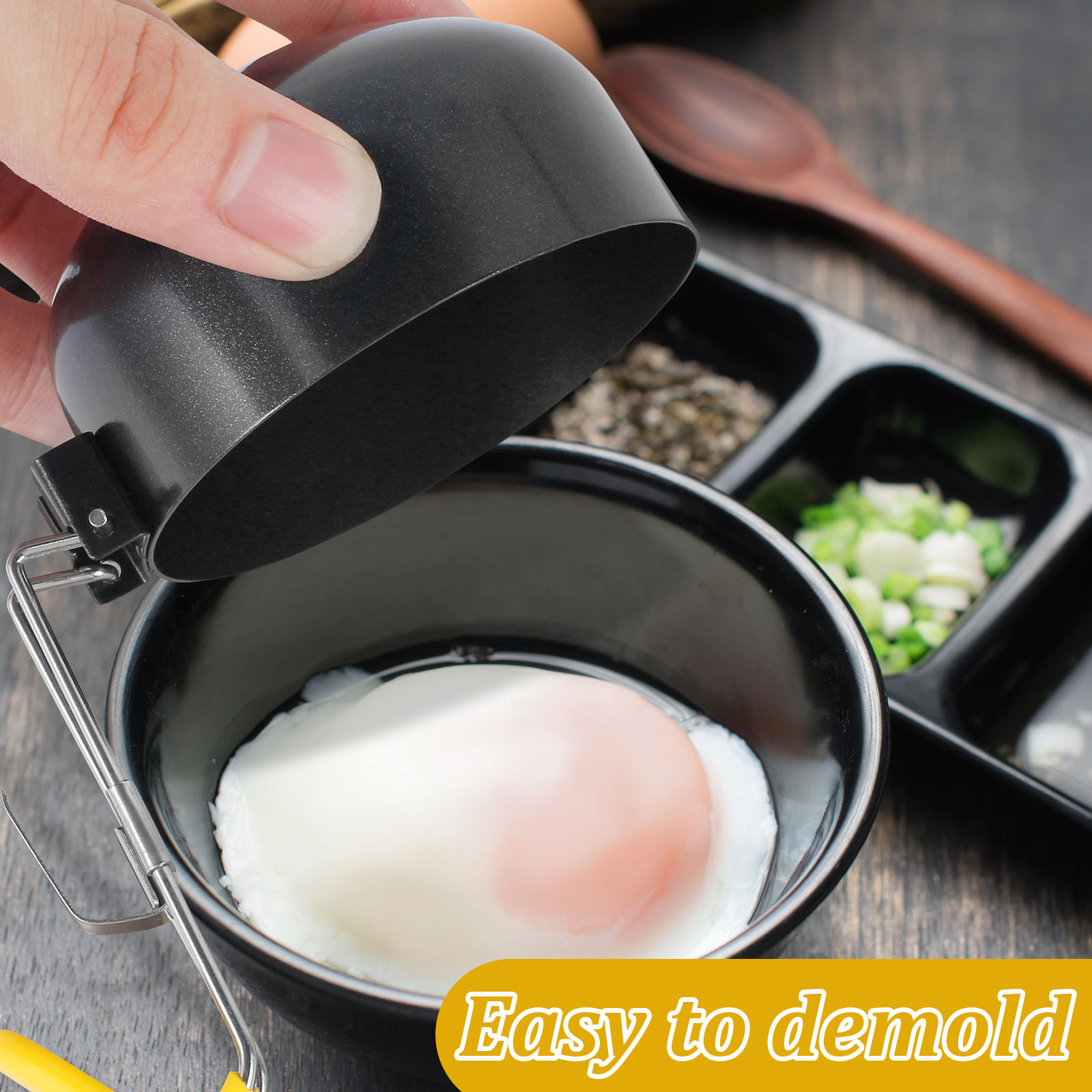 4 Pack Stainless Steel Egg Poa - огляд і ціна Mini Pancake Griddle